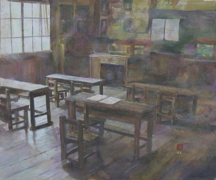 学校(小豆島 岬の分教場)絵と文 井上晴雄.jpg